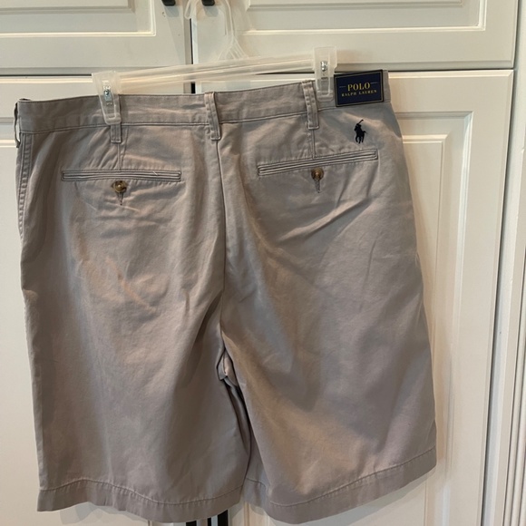 RALPH LAUREN POLOR MEN'S SHORTS SIZE 35 GREY COLOR - NWT - Picture 4 of 4